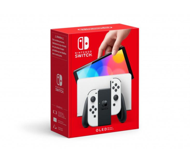 Nintendo Switch OLED - Biały - 667577 - zdjęcie